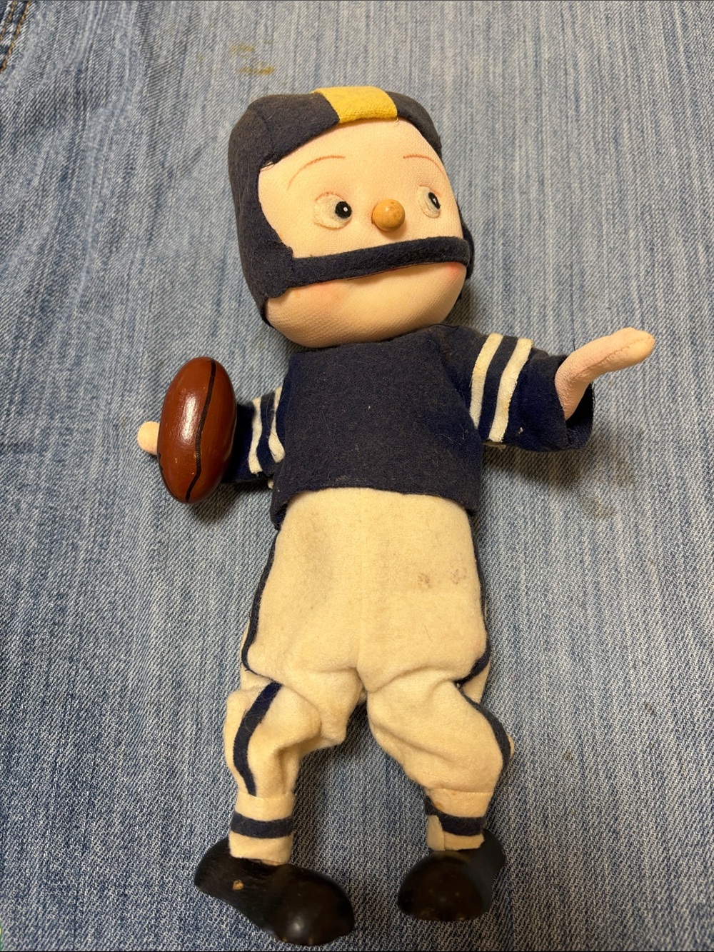 Vintage cloth football player